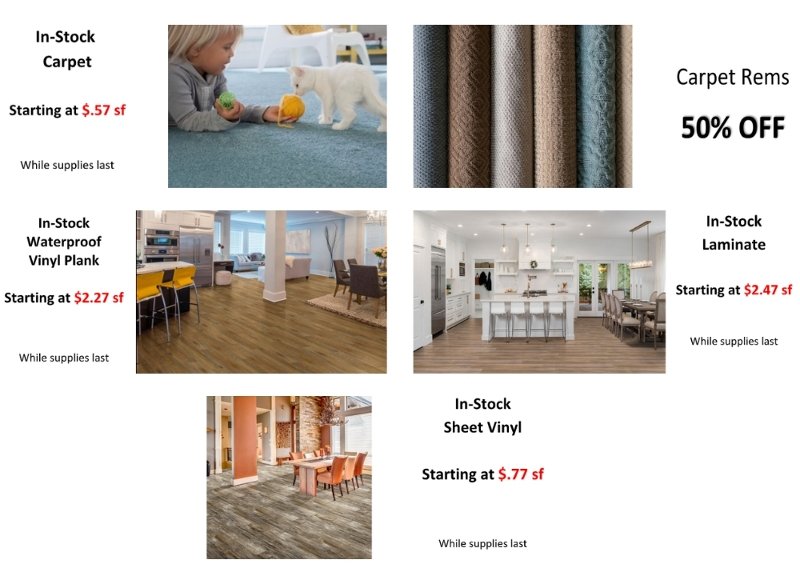 Martin&#x27;s Floor Covering Sale